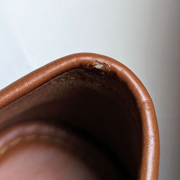 Coach Lock Up Driver Slip On Khaki Saddle Brown Loafers 8 - Picture 12 of 16